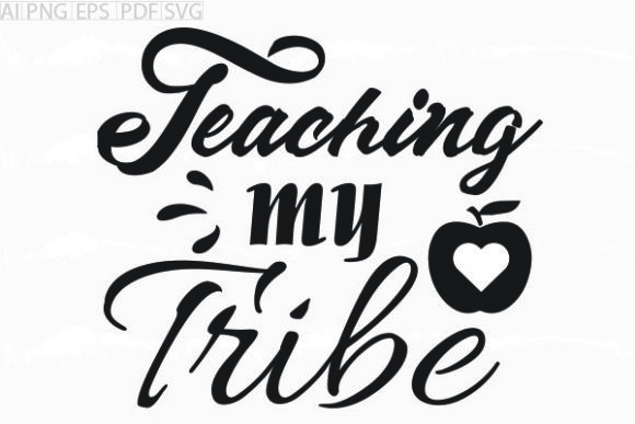About Teaching My Tribe Svg Graphic