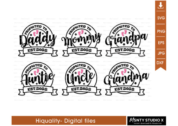 Baby Announcement SVG for Crafts & Branding