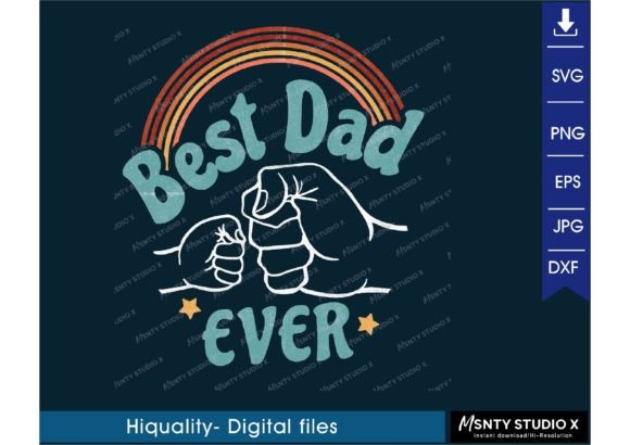 Best Dad Ever SVG: Graphics & Crafts for Sellers