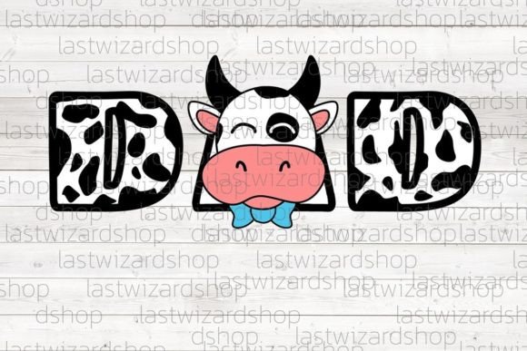 Cow Dad SVG: A Graphic Design Asset for Crafts & Local Branding