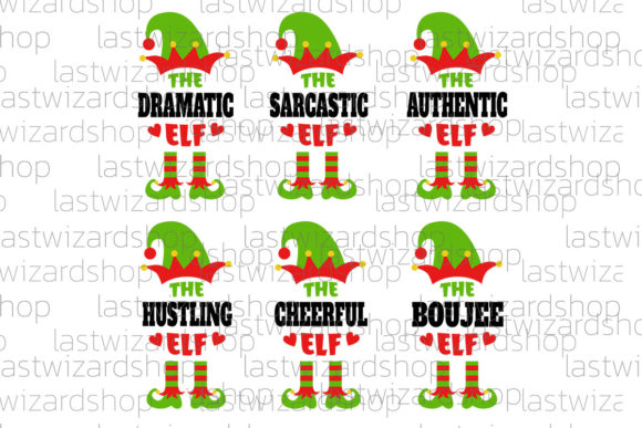 Elf Squad Svg: Dramatic Elf Graphics for Crafts & Branding
