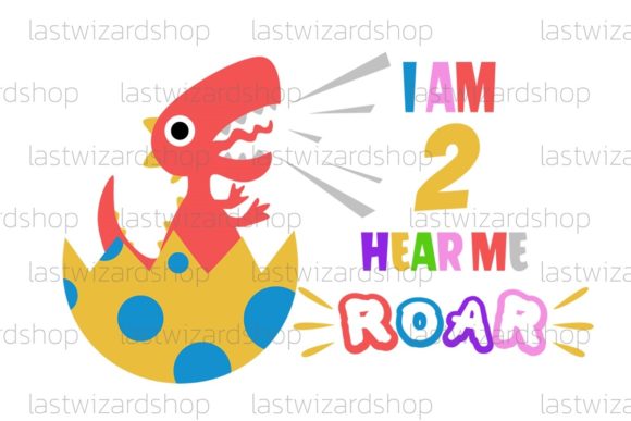 I Am Second Hear Me Rawr Svg, Dinosaur
