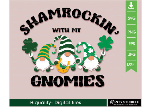 Shamrockin with My Gnomies SVG